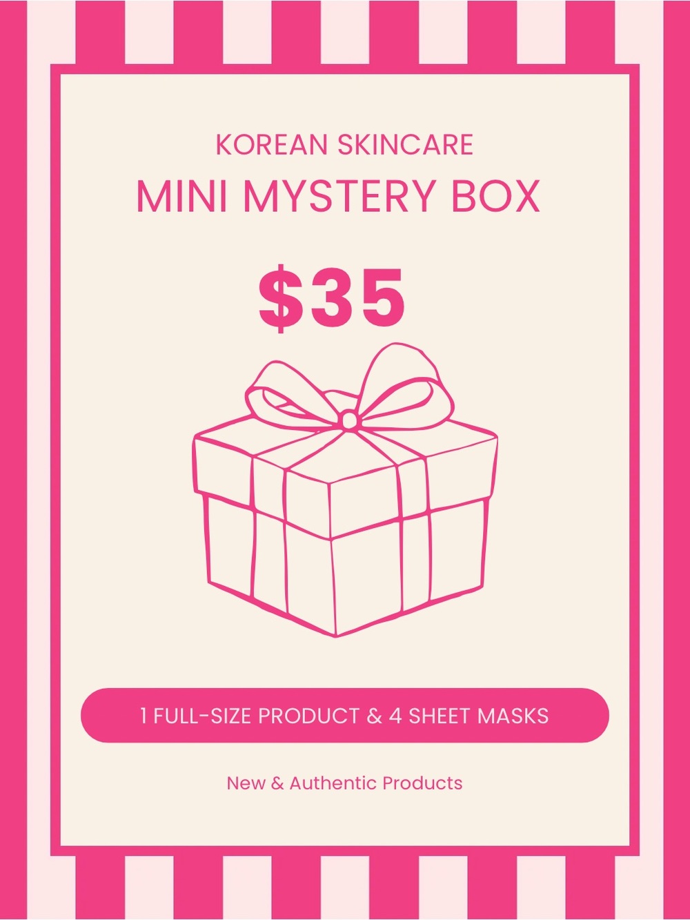 Korean Skincare Mini Mystery Box 📦?